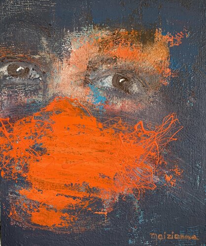 Masked di Anne Maizianne, Pittura in vendita su Singulart