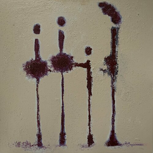 Family of 4 di Anne Maizianne, Pittura in vendita su Singulart