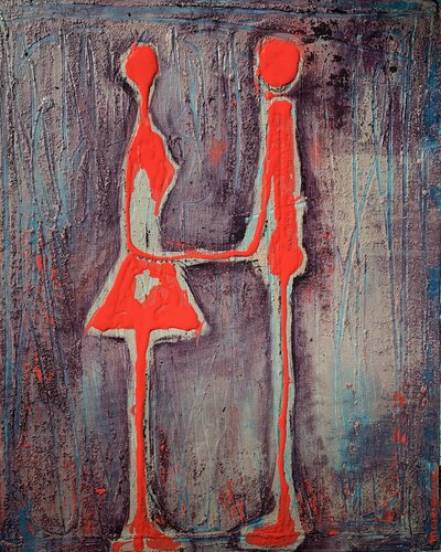 Phase 2 of deconfinement di Anne Maizianne, Pittura in vendita su Singulart