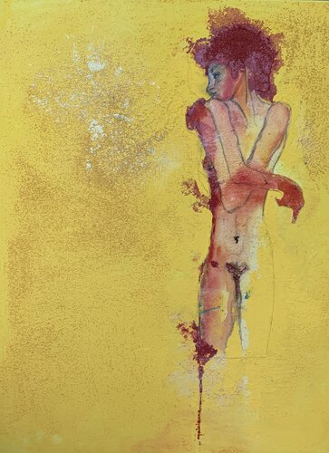 "Schiele-istic" von Anne Maizianne, Malerei kaufen auf Singulart