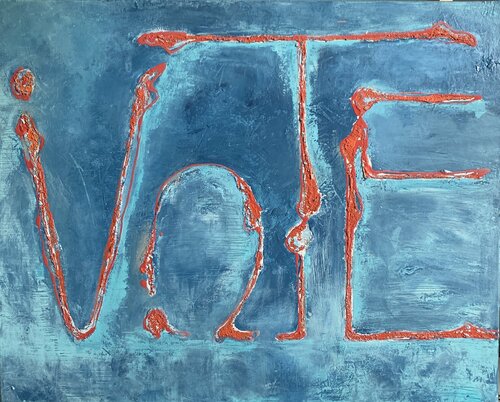 Vote ! van Anne Maizianne, Schilderij te koop op Singulart