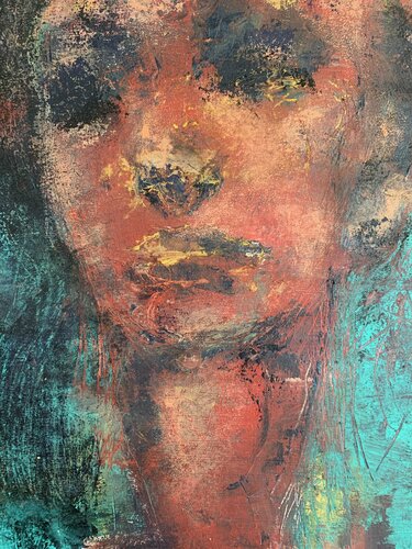 Lost in thoughts van Anne Maizianne, Schilderij te koop op Singulart