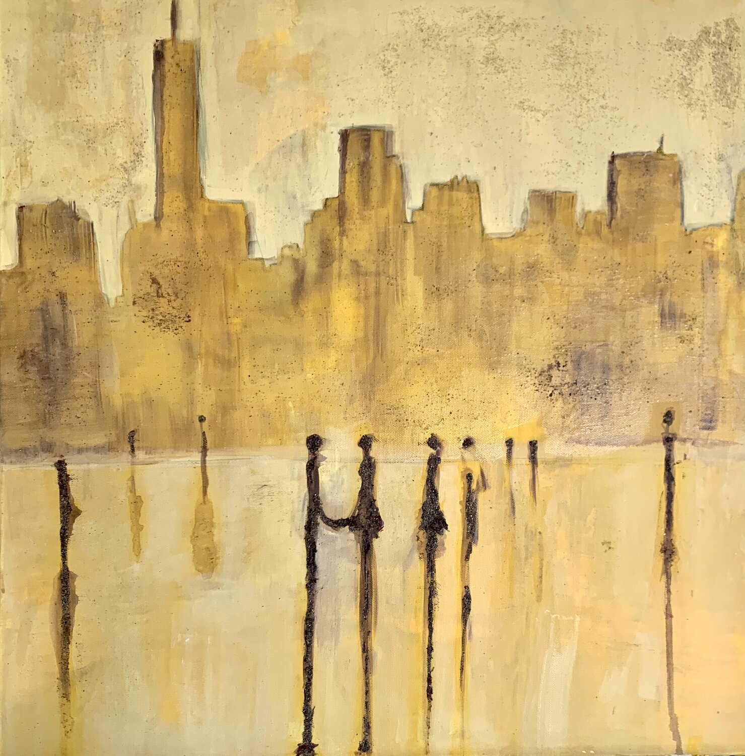 NYC slowly getting alive Anne Maizianne