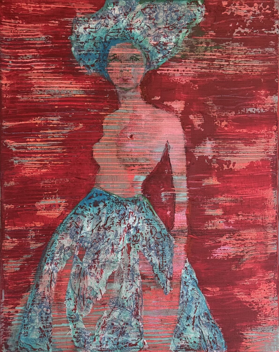 Feminine Anne Maizianne Peinture originale à vendre
