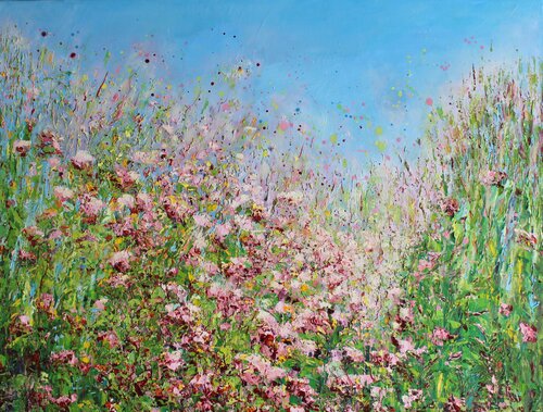 Pink Spring de Therese O'Keeffe, Pintura a la venta en Singulart