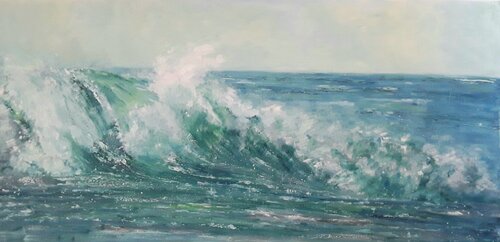The Wild Atlantic Sea Coast by Therese O'Keeffe, Painting for Sale on Singulart