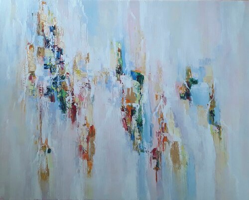 The Moon And Stars de Therese O'Keeffe, Pintura a la venta en Singulart