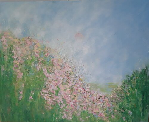 Pink Summer Morning de Therese O'Keeffe, Pintura a la venta en Singulart