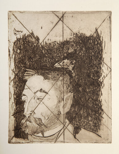 Portrait de Stéphane Mallarmé (Canceled Plate) by Paul Gauguin, Print for Sale on Singulart