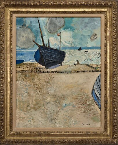 Le Galet (La barque) von Rene Genis, Malerei kaufen auf Singulart