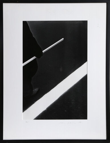 Man, Stick White Stripe de Ralph Gibson, Fotografía a la venta en Singulart