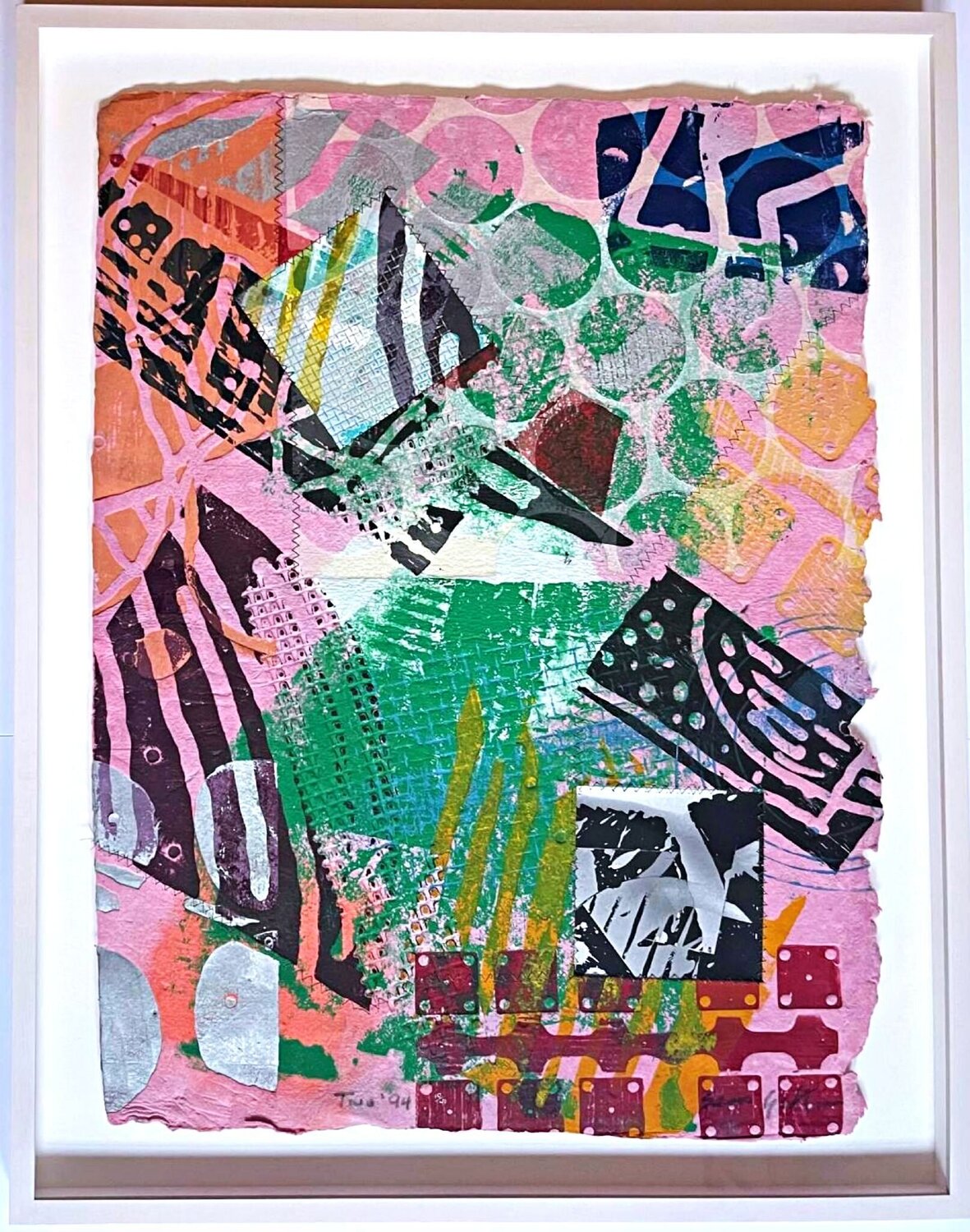 Two (from Set of Four) Sam Gilliam Opera su carta in vendita