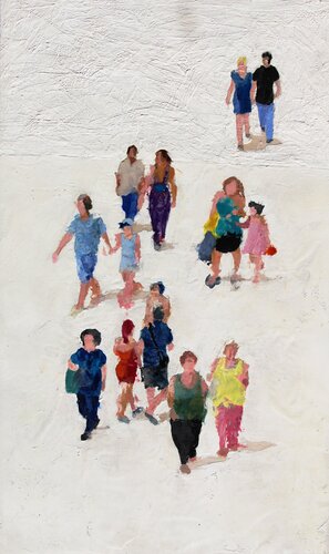 Coming and going van Luciana Mathioudakis, Schilderij te koop op Singulart