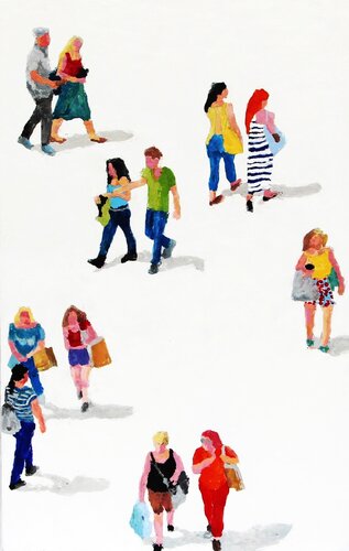 Walking and thinking de Luciana Mathioudakis, Pintura a la venta en Singulart