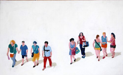 Street 6 de Luciana Mathioudakis, Pintura a la venta en Singulart