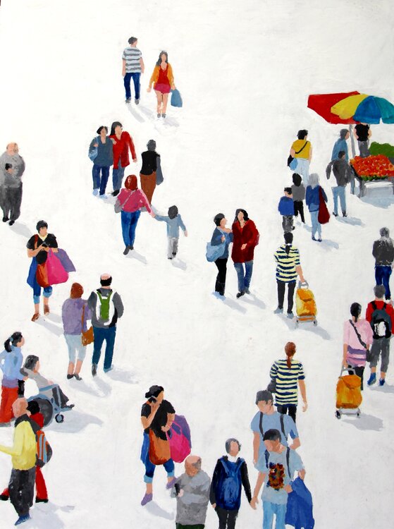 Hong Kong commercial street Luciana Mathioudakis