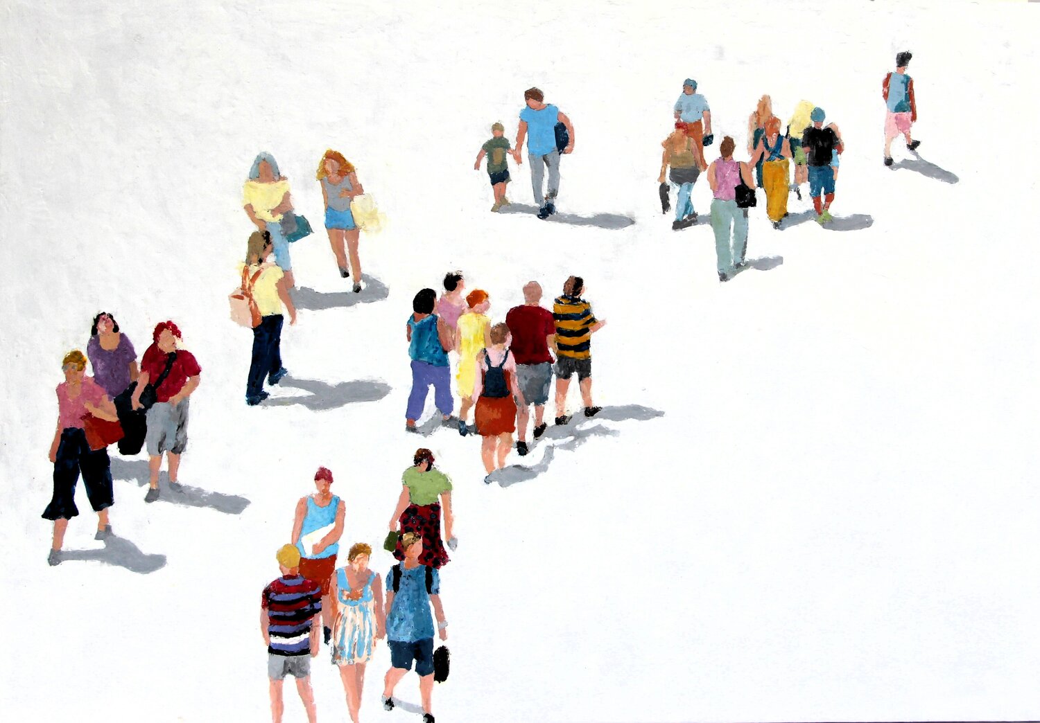 People go away, consciusness remain Luciana Mathioudakis Peinture originale à vendre