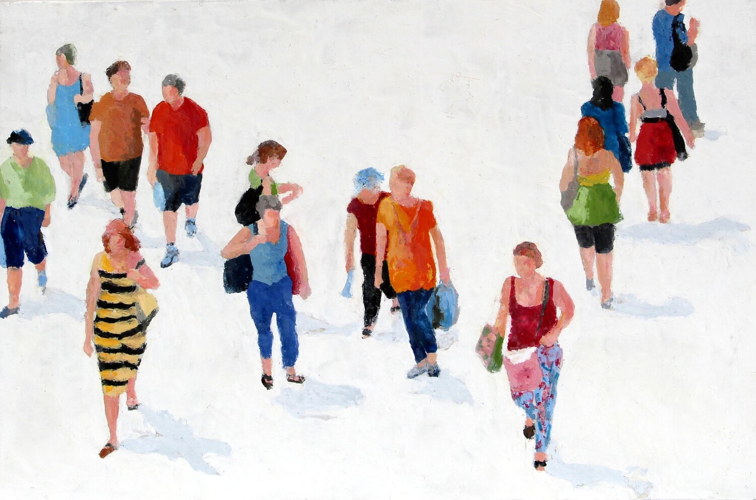 Going to the metro Luciana Mathioudakis