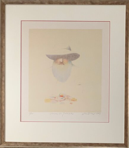 Monet's Palette von Milton Glaser, Druck kaufen auf Singulart