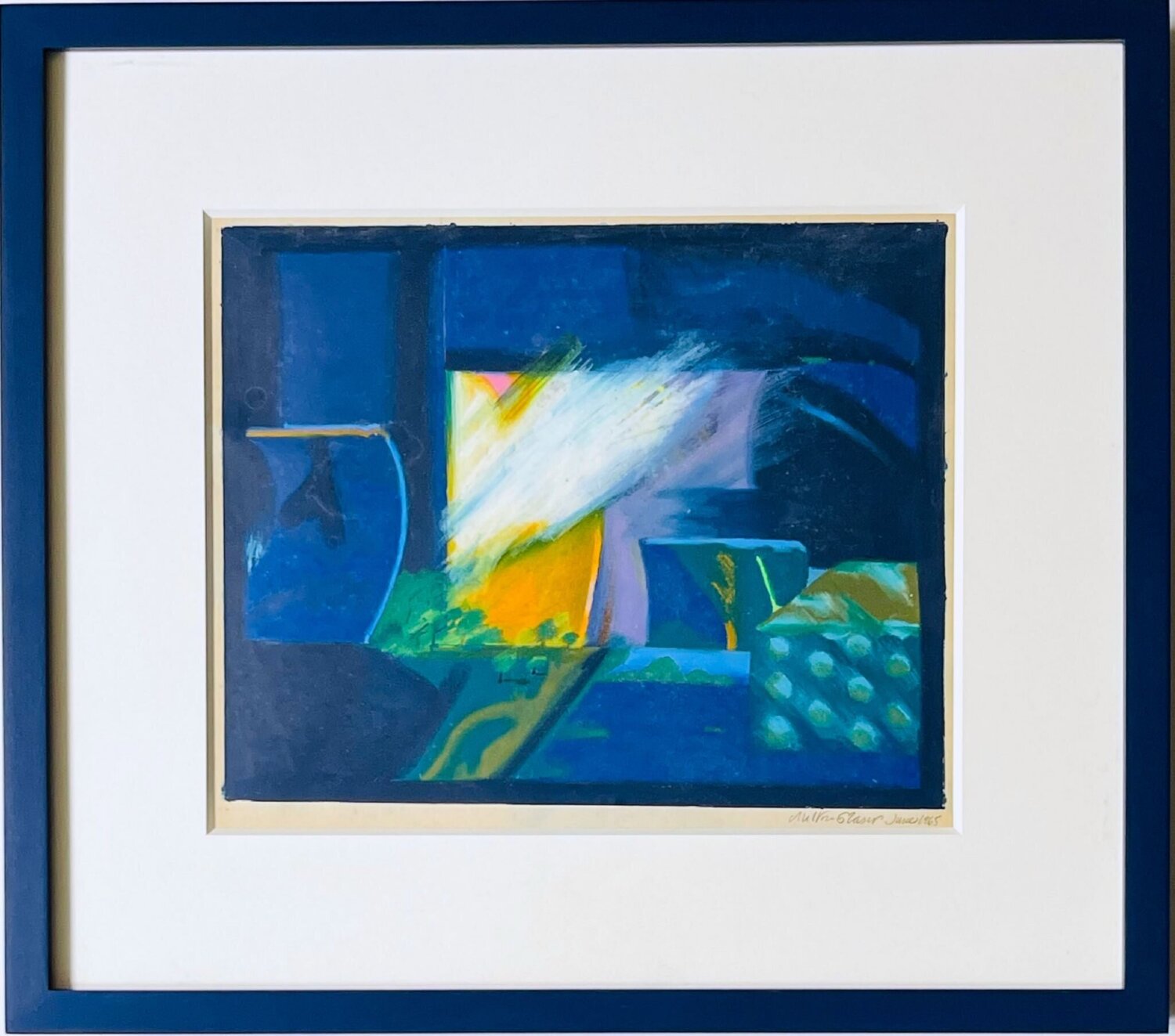 Milton Glaser - Untitled Landscape Milton Glaser