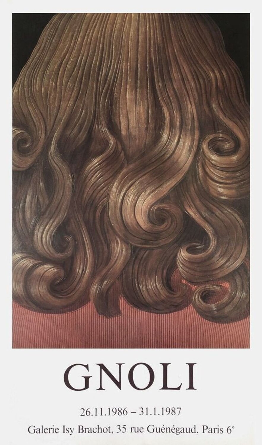 Curly Red Hair (1969) Domenico Gnoli