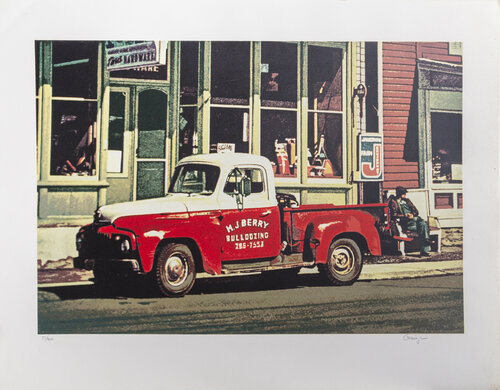 Bulldozing International par Ralph Goings, Édition en vente sur Singulart