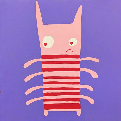 Monsta (original painting on canvas) di Todd Goldman, Pittura in vendita su Singulart