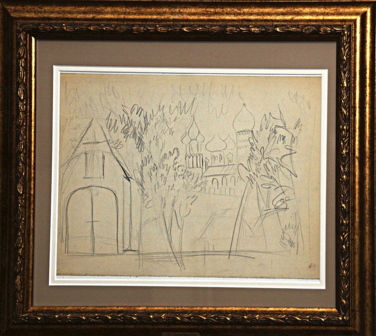 Untitled Natalia Goncharova Opera su carta in vendita