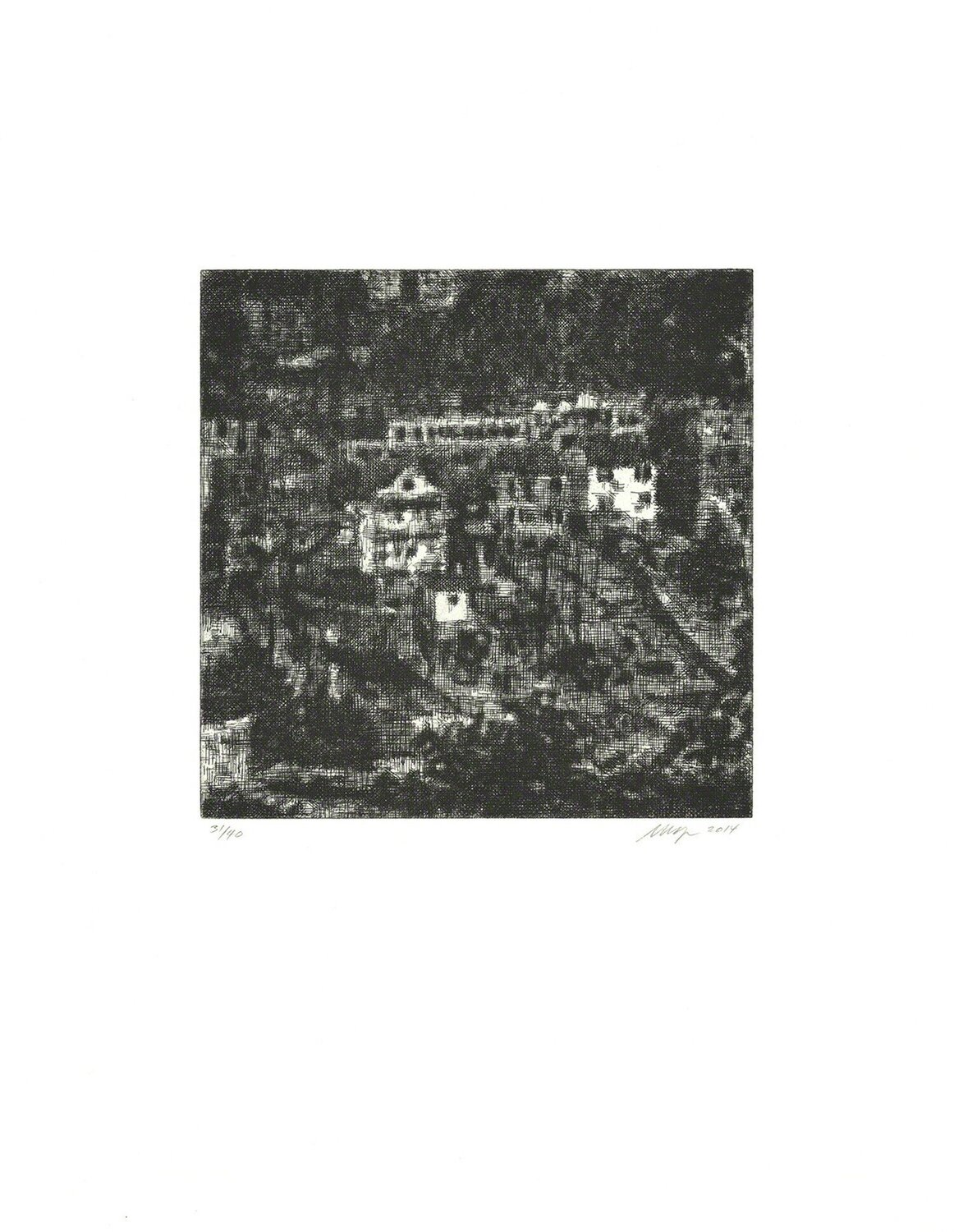 Homes (from Crowd Portfolio) Wayne Gonzales Stampa in vendita