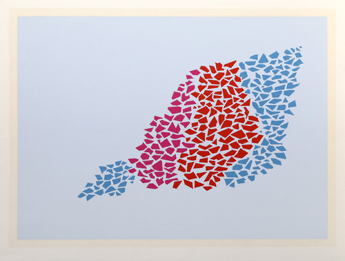 Pink, Red, and Blue by Robert Goodnough, Print for Sale on Singulart