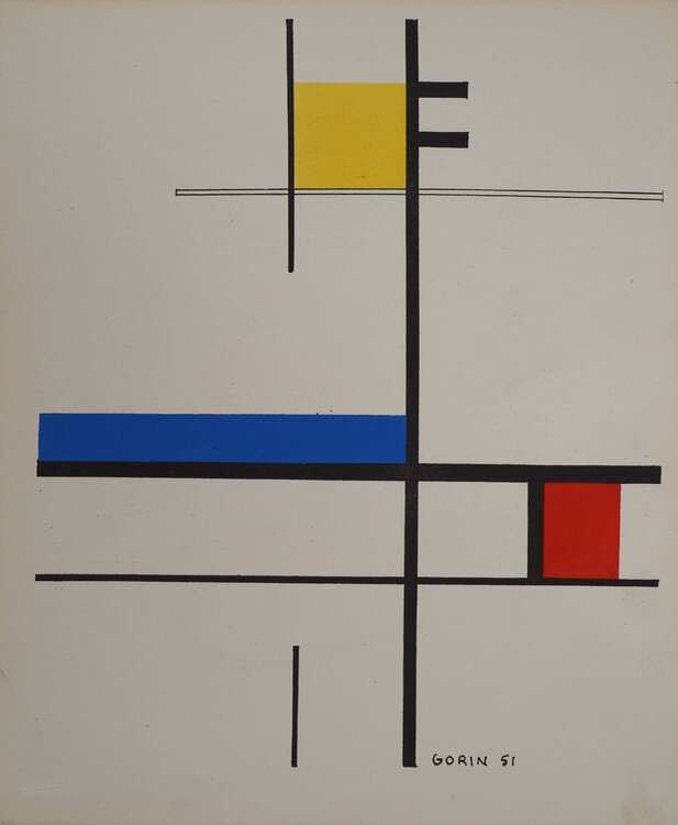 Composition géométrique Jean Gorin