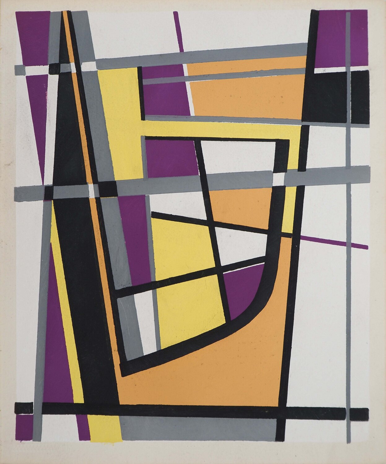 Composition géométrique Jean Gorin Impresión en venta