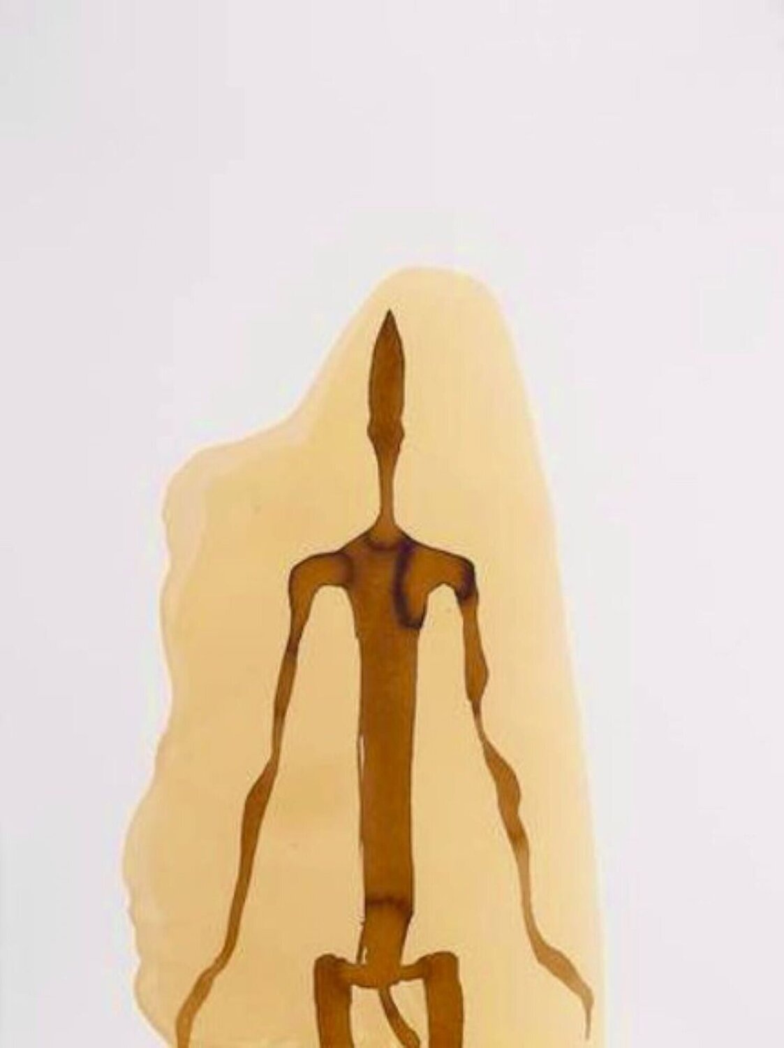 Insiders No7 Unique Mixed Media Work on Paper Antony Gormley