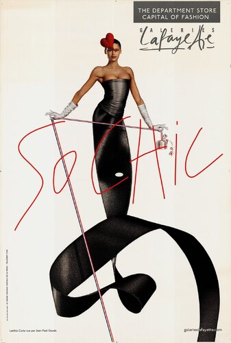 Galeries Lafayette- So Chic di Jean-Paul Goude, Stampa in vendita su Singulart