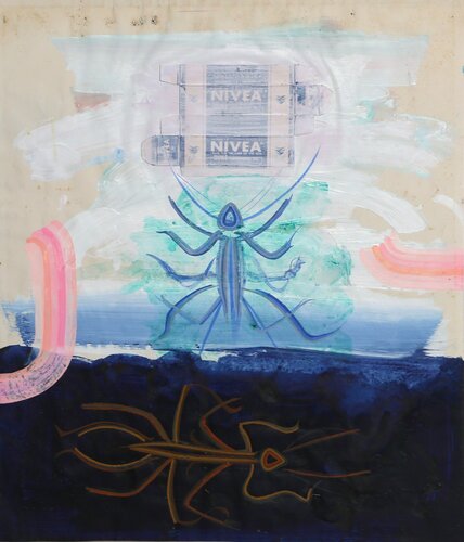 Nivea and Insects par Josep Grau-Garriga, Œuvre sur papier en vente sur Singulart