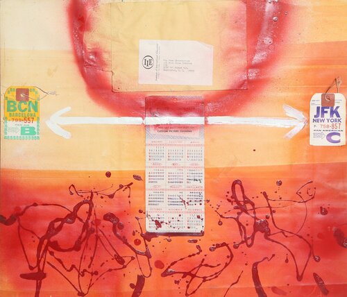 Barcelona to New York par Josep Grau-Garriga, Œuvre sur papier en vente sur Singulart