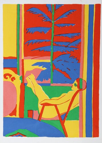 Lady in a Chair van John Grillo, Afdruk te koop op Singulart
