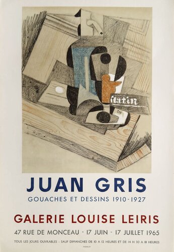 Expo 65 - Galerie Louise Leiris von Juan Gris, Druck kaufen auf Singulart