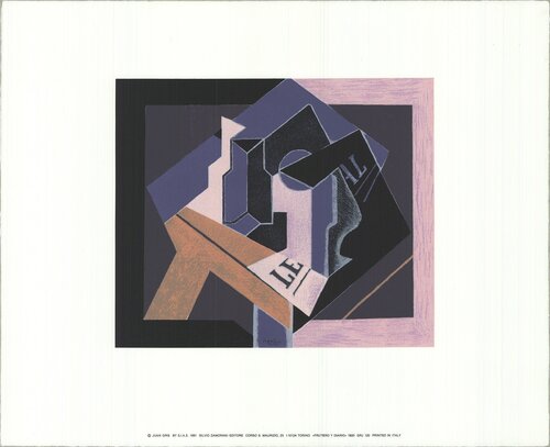Fruit Bowl and Diary von Juan Gris, Druck kaufen auf Singulart