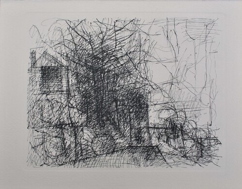 La cabane secrète, Gravure, 1952 van Marcel Gromaire, Afdruk te koop op Singulart
