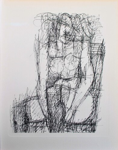 Modèle nu assis, Gravure, 1952 van Marcel Gromaire, Afdruk te koop op Singulart