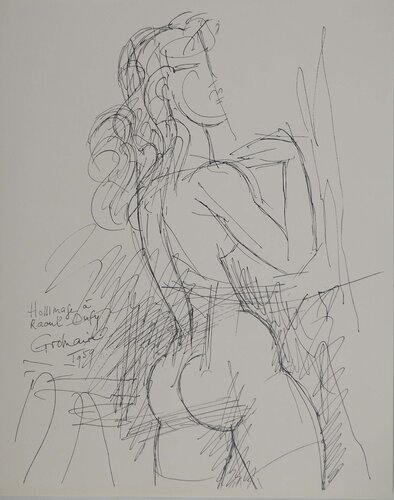 Modèle de profil by Marcel Gromaire, 版画 for Sale on Singulart