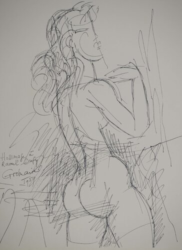 Modèle de profil by Marcel Gromaire, Print for Sale on Singulart