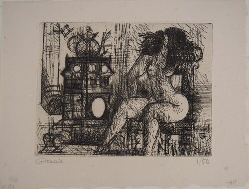 Nu à la cheminée by Marcel Gromaire, Print for Sale on Singulart