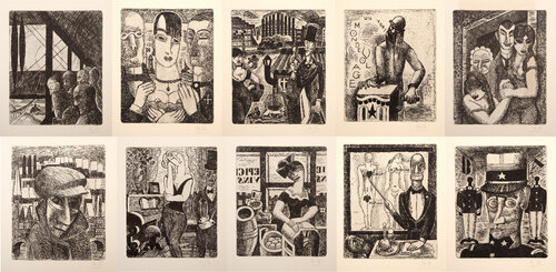 Vers un Monde Volage by Marcel Gromaire, Print for Sale on Singulart