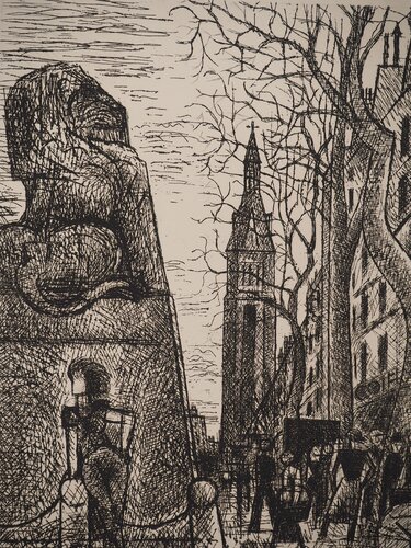 La gloire de Paris : Quartier de Montrouge by Marcel Gromaire, Print for Sale on Singulart