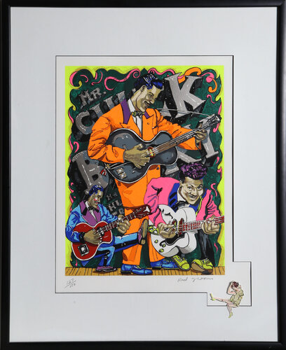 Mr. Chuck Berry by Red Grooms, Print for Sale on Singulart