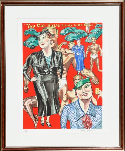 You Can Have a Body Like Mine! by Red Grooms, Print for Sale on Singulart
