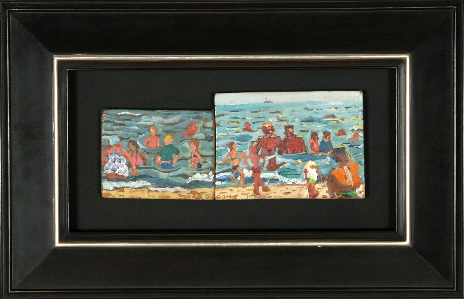 At the Beach Red Grooms