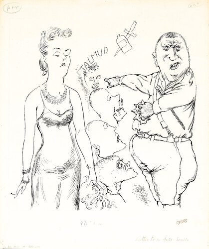 Letter to an Anti-Semite di George Grosz, Opera su carta in vendita su Singulart